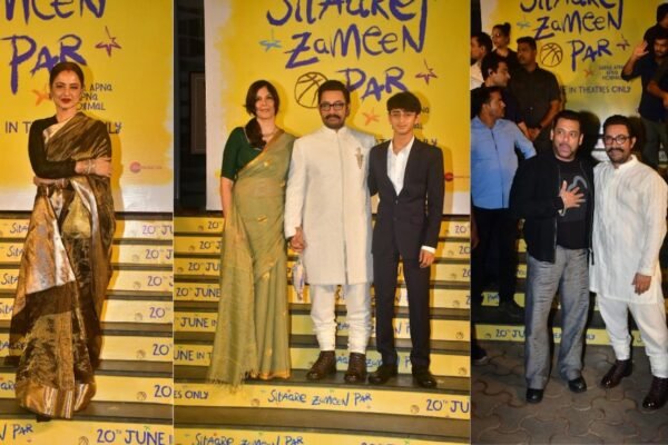 At Starry Sitaare Zameen Par Screening: Shah Rukh, Salman, Rekha And Others
